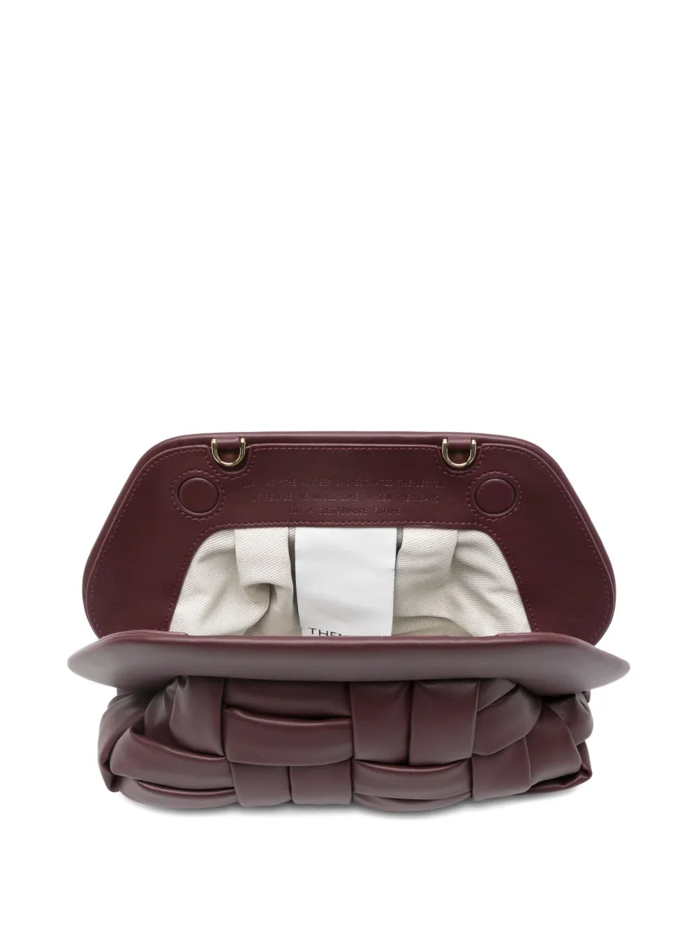 Themoire Woven Shoulder Bag