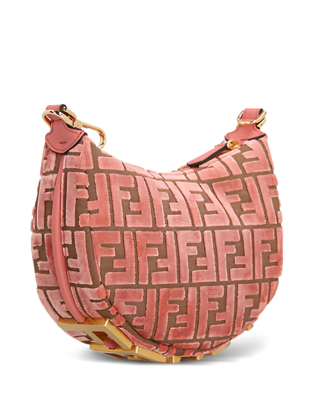 Fendi Mini Fendigraphy Jacquard Velvet Tote Bag