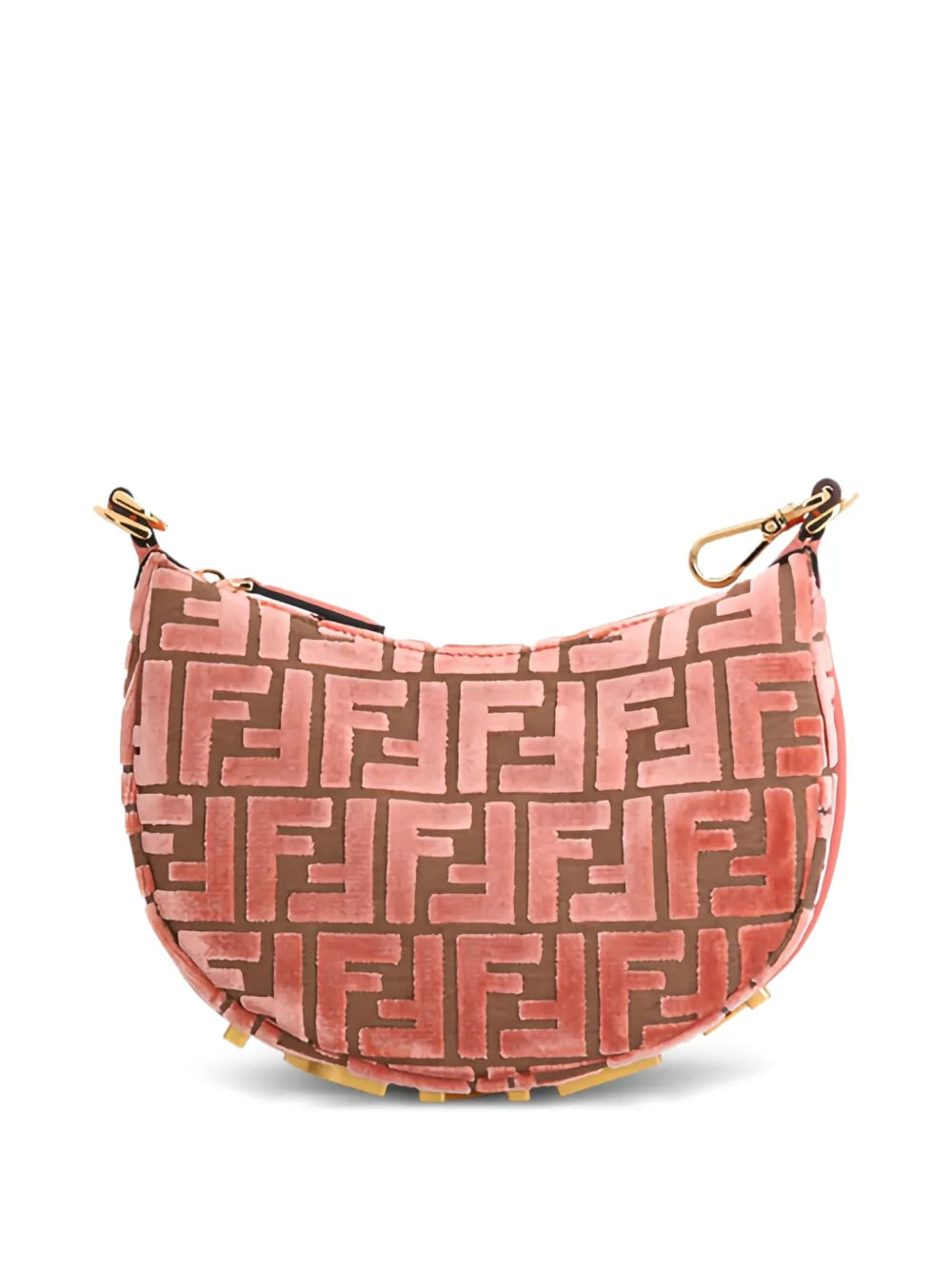 Fendi Mini Fendigraphy Jacquard Velvet Tote Bag