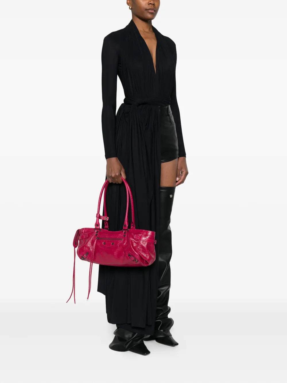 Balenciaga Studded Shoulder Bag