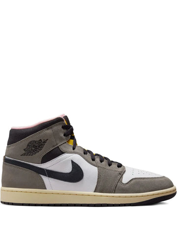 Air Jordan 1 Mid Cave Stone Sneakers