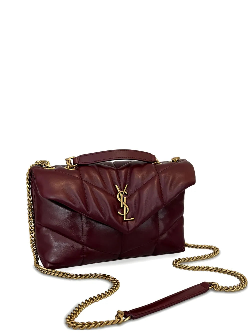 Saint Laurent Toy Puffer Quilted Chain Strap Shoulder Bag