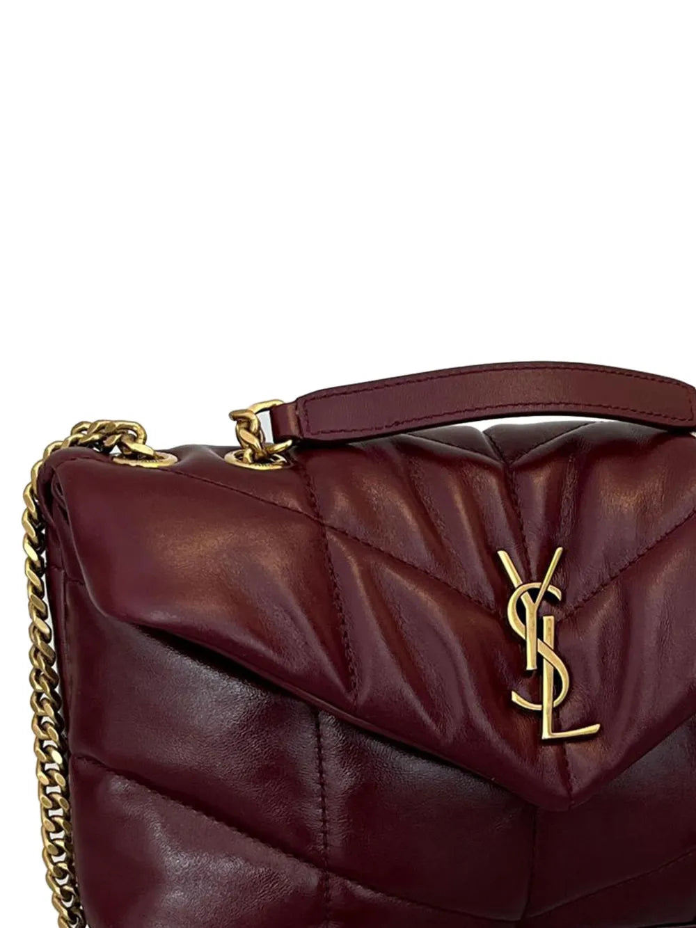 Saint Laurent Toy Puffer Quilted Chain Strap Shoulder Bag