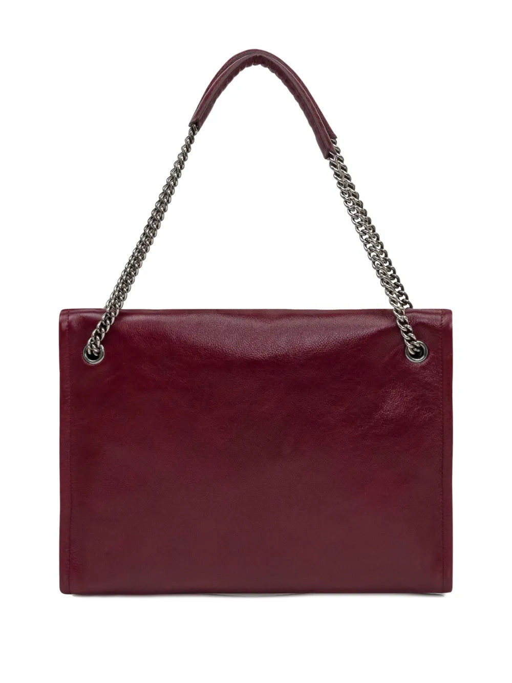 Orciani Midi Venus Gotham Leather Chain Strap Shoulder Bag