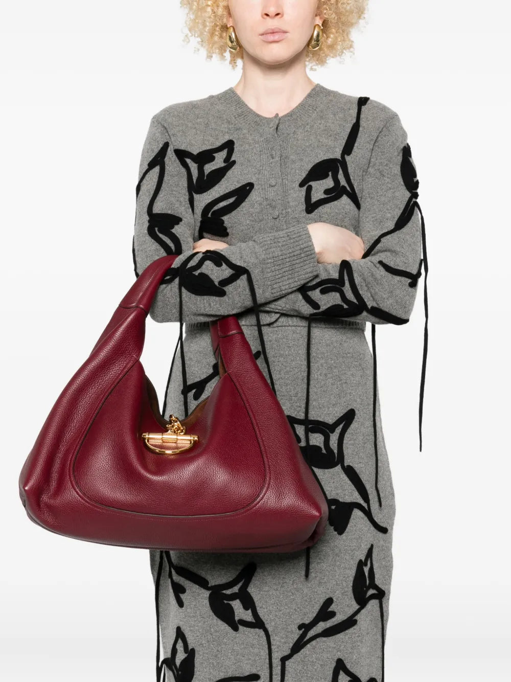 Gucci Softbit Leather Shoulder Bag