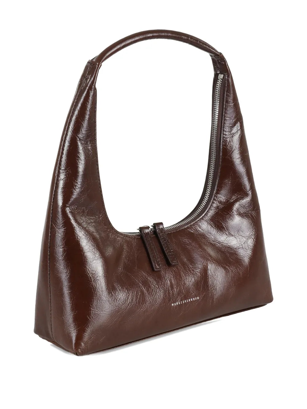 Marge Sherwood Crinkled Leather Shoulder Bag