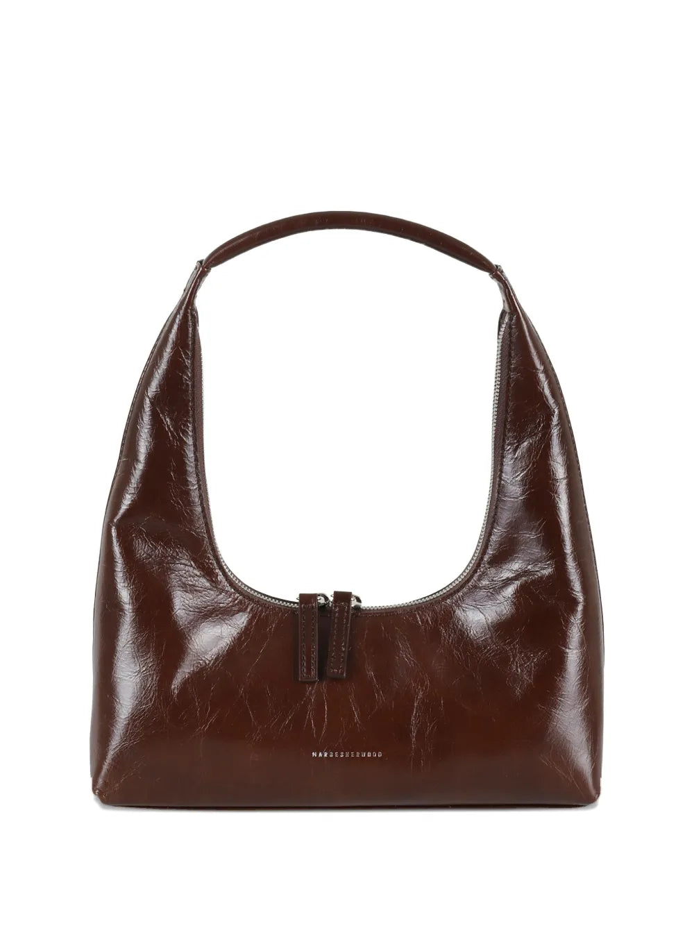 Marge Sherwood Crinkled Leather Shoulder Bag
