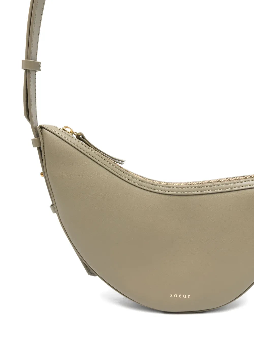 Soeur Crescent Zip Shoulder Bag
