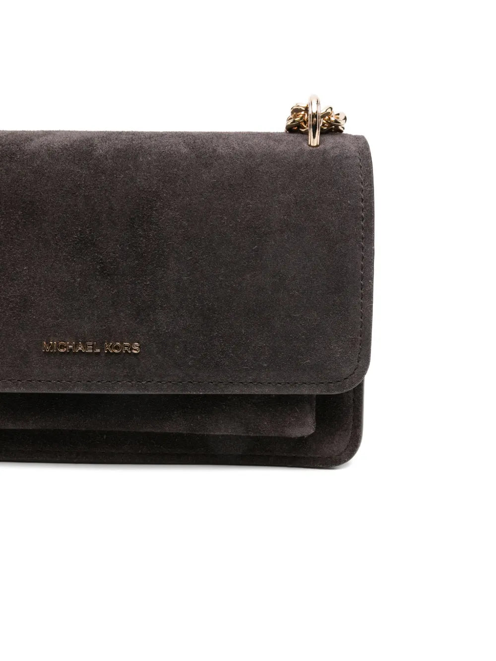 Michael Kors Claire Suede Shoulder Bag