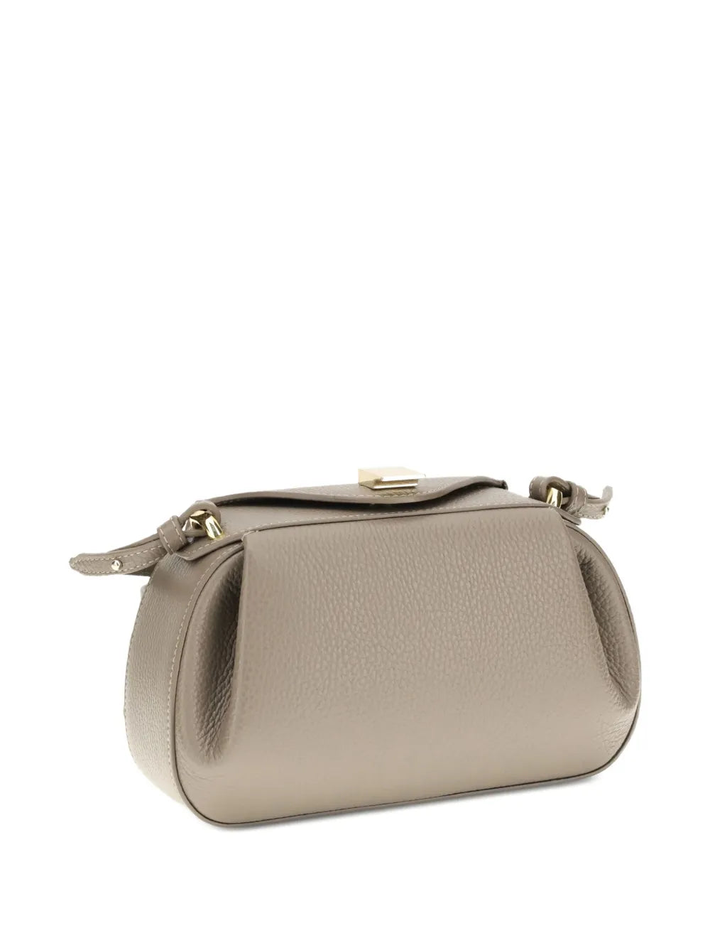 Yuzefi Small Oyster Pleated Magnet Closure Shoulder Bag