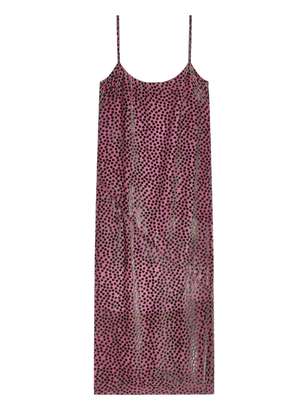 Dries Van Noten Polka Dot Pattern Midi Dress