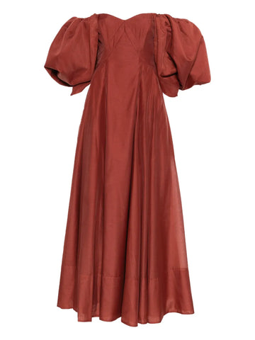 Aje Jardin Puff Sleeve Gown