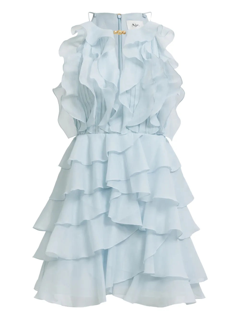 Aje Cleo Ruffled Tiered Mini Dress