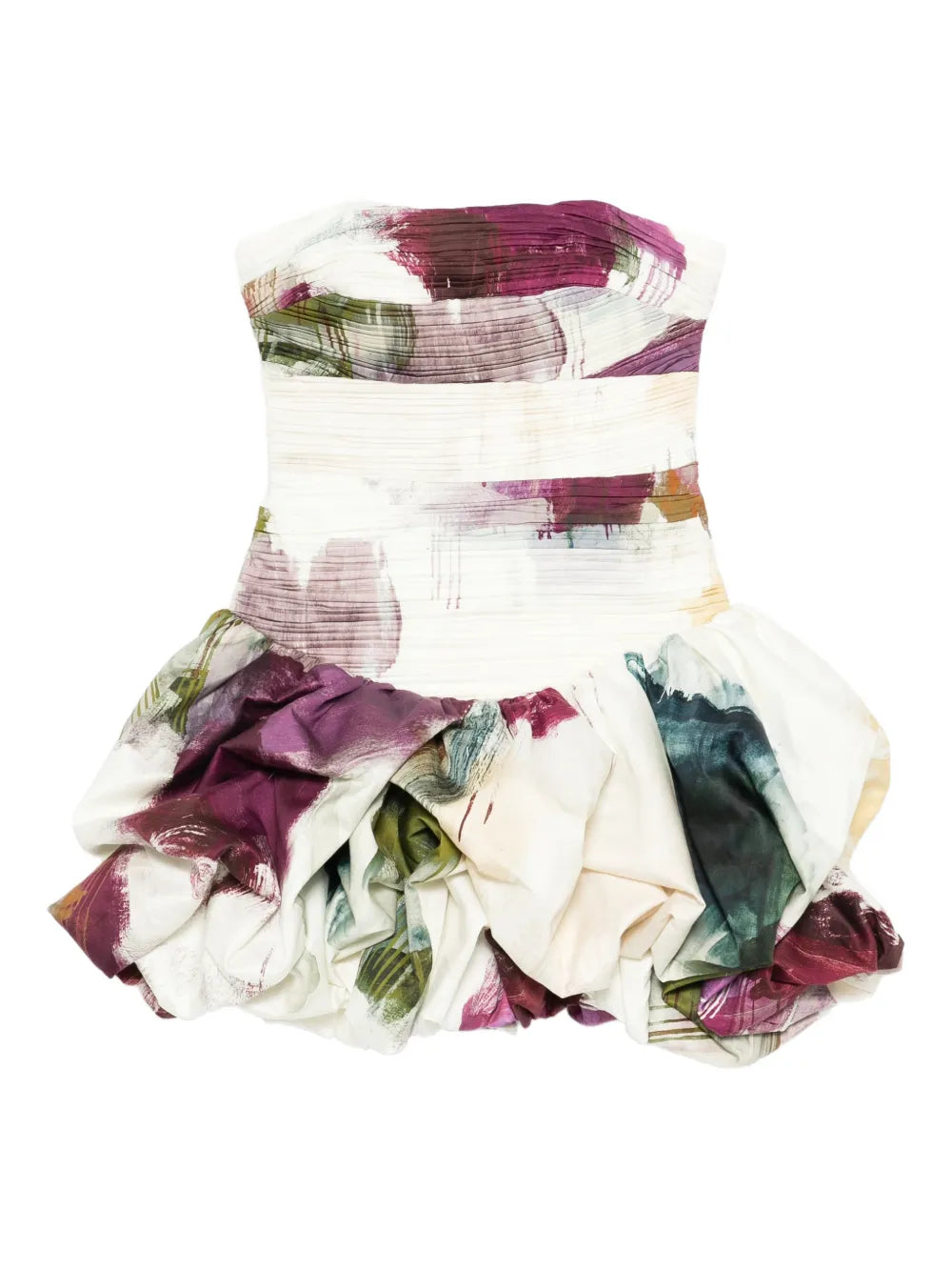 Aje Violette Bubble Hem Mini Dress
