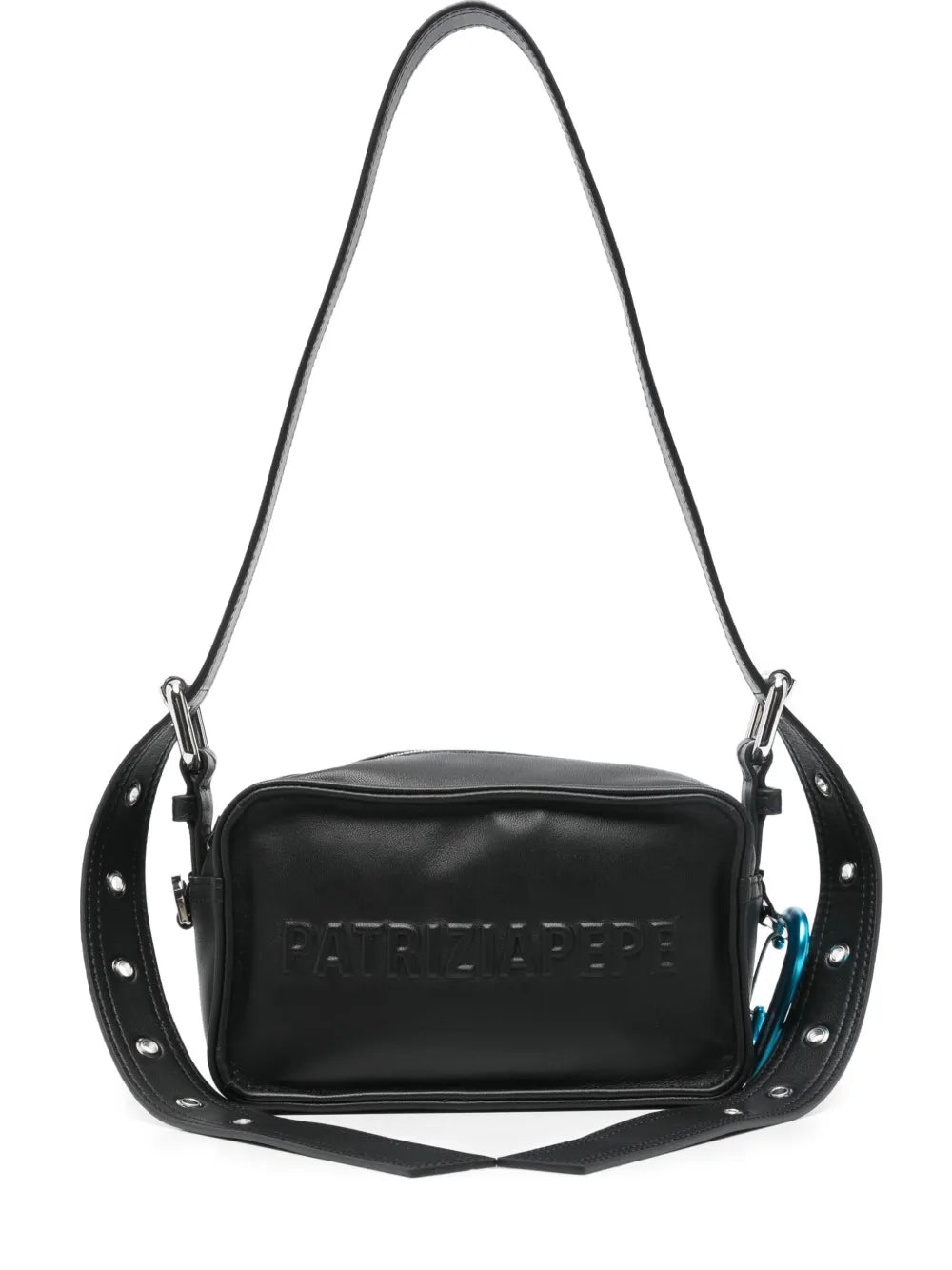 Patrizia Pepe Logo Embossed Shoulder Bag