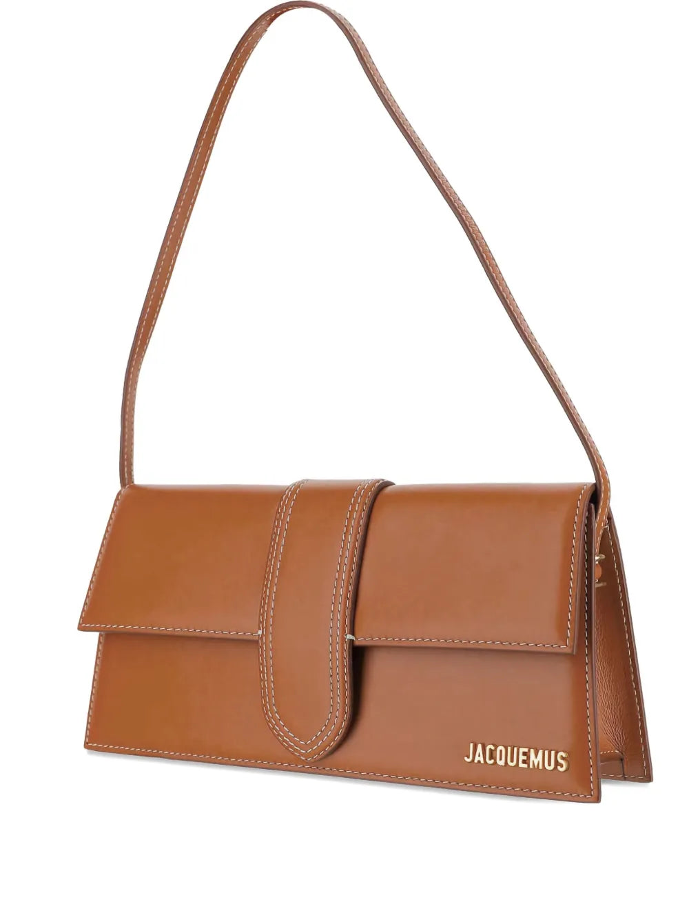 Jacquemus The Long Bambino Leather Flap Closure Shoulder Bag