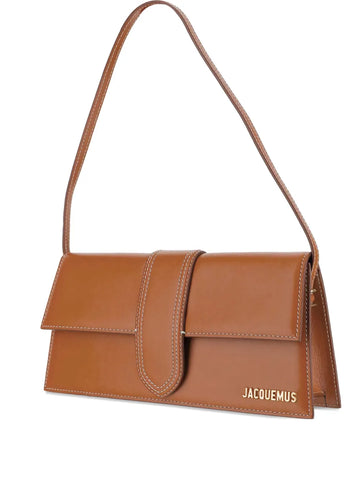 Jacquemus The Long Bambino Leather Flap Closure Shoulder Bag