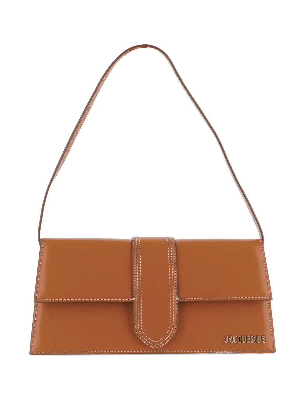 Jacquemus The Long Bambino Leather Flap Closure Shoulder Bag