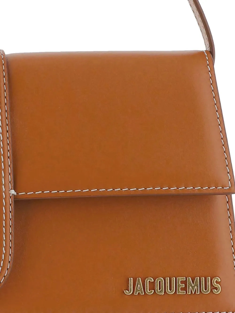 Jacquemus The Long Bambino Leather Flap Closure Shoulder Bag