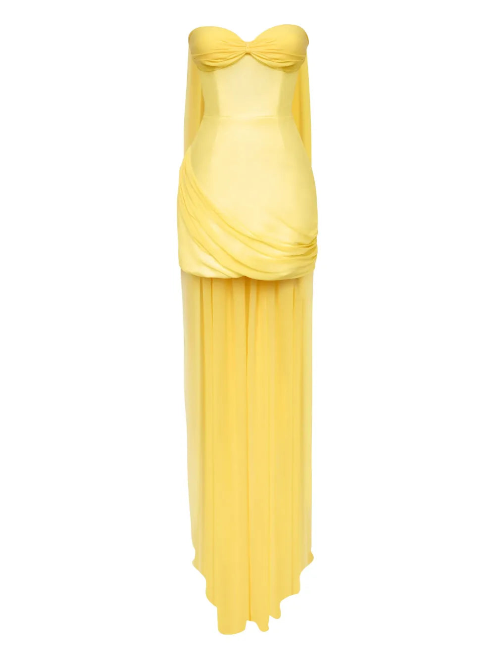 Post Meridiem Corset Train Mini Dress