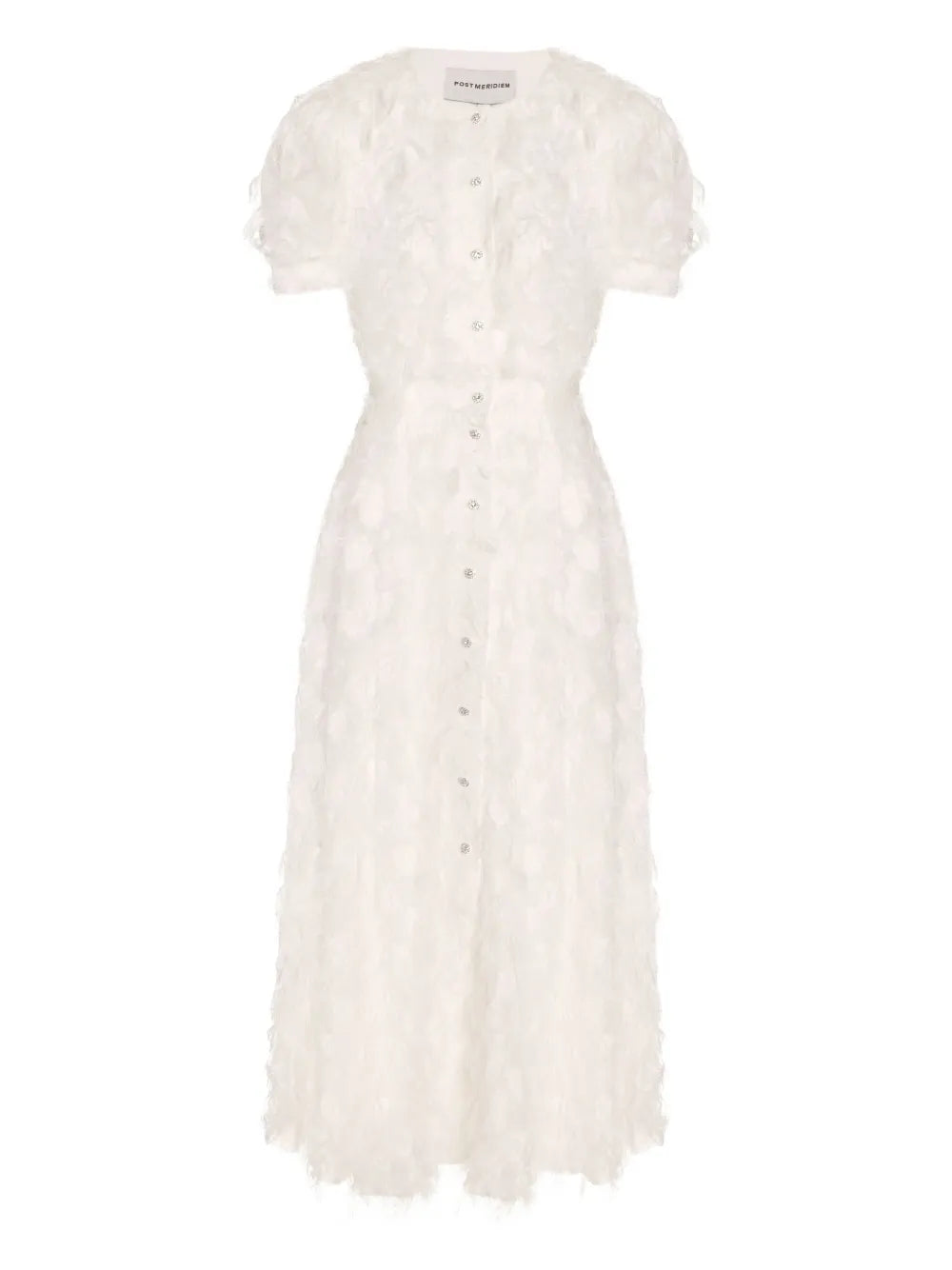 Post Meridiem Button Up Midi Dress