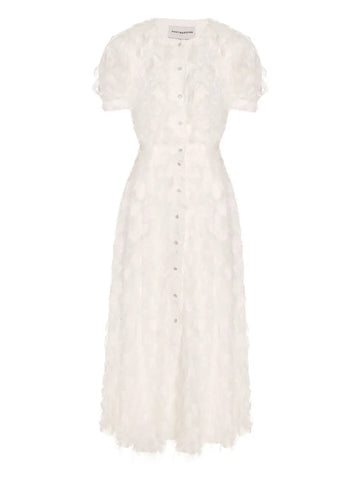 Post Meridiem Button Up Midi Dress