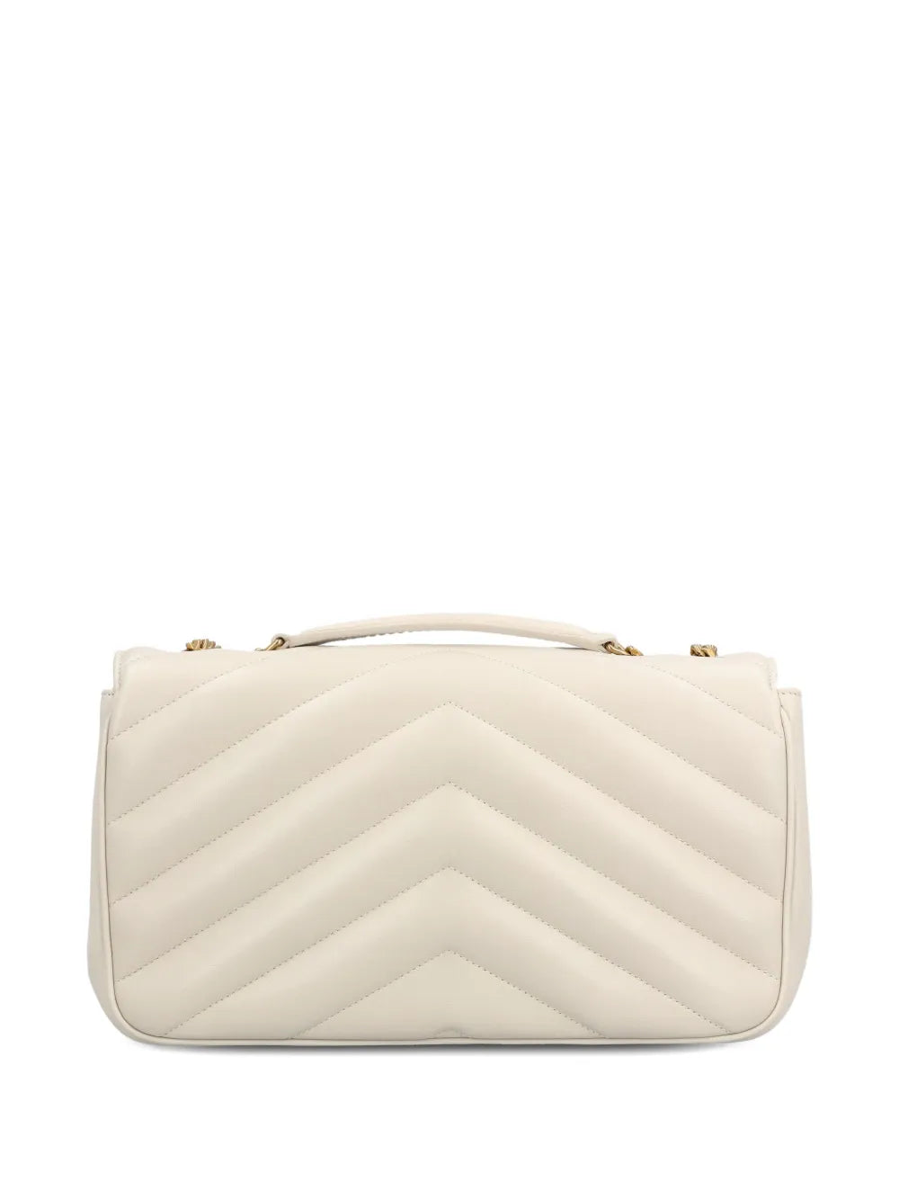 Saint Laurent Medium Loulou Quilted Cassandre Logo Shoulder Bag