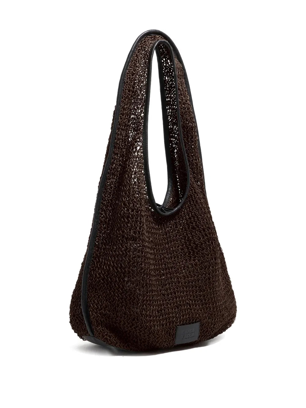 Bimba Y Lola Leather Trimmed Shoulder Bag