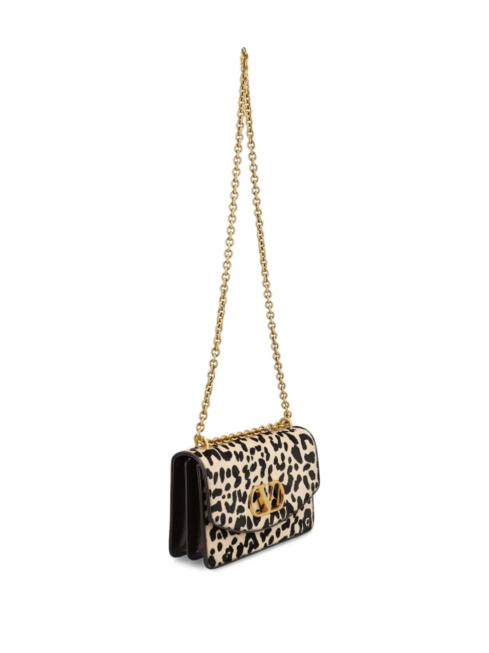 Valentino Garavani Leopard Print Vlogo Shoulder Bag