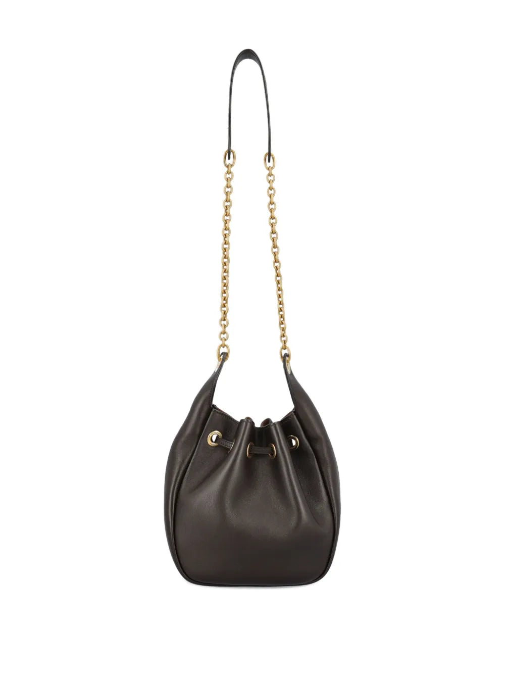 Saint Laurent Paris Drawstring Chain Bucket Bag