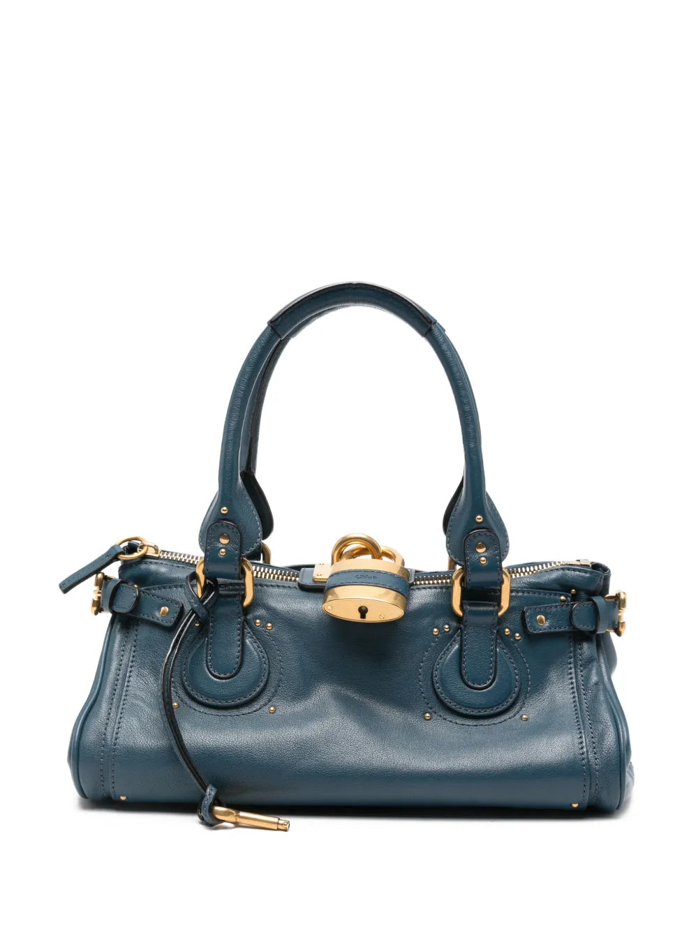 Chloe Paddington Grained Leather Shoulder Bag