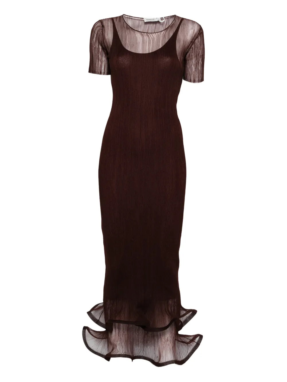 Simkhai Ruffled Selena Midi Dress