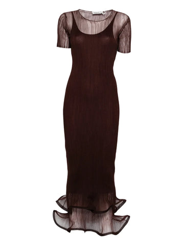 Simkhai Ruffled Selena Midi Dress
