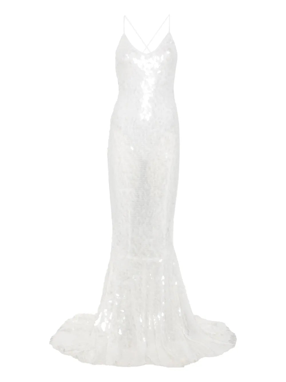 Norma Kamali Fara Sequin Embellished Gown