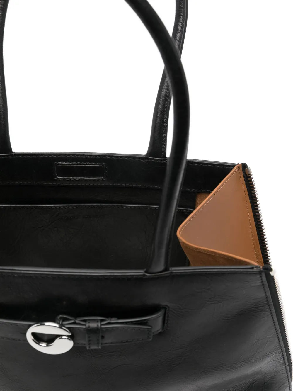 Coperni Buckle Fastening Leather Shoulder Bag