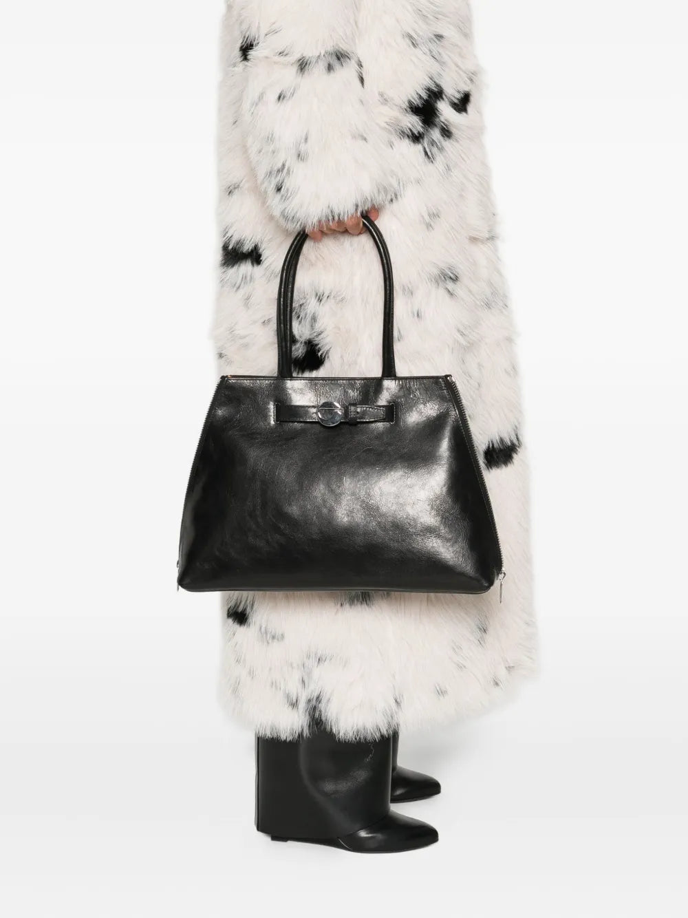 Coperni Buckle Fastening Leather Shoulder Bag