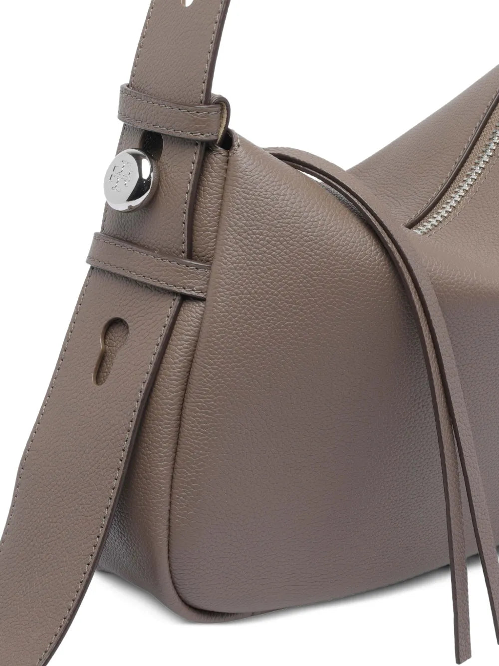 Tory Burch Romy Zip Fastening Leather Shoulder Bag