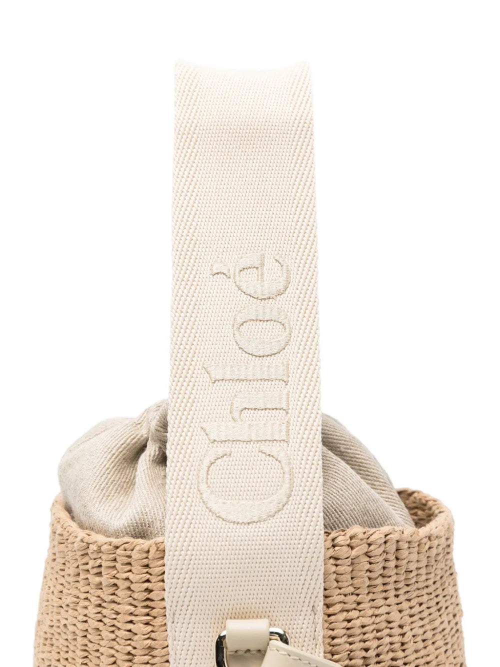 Chloe Woven Top Handle Shoulder Bag