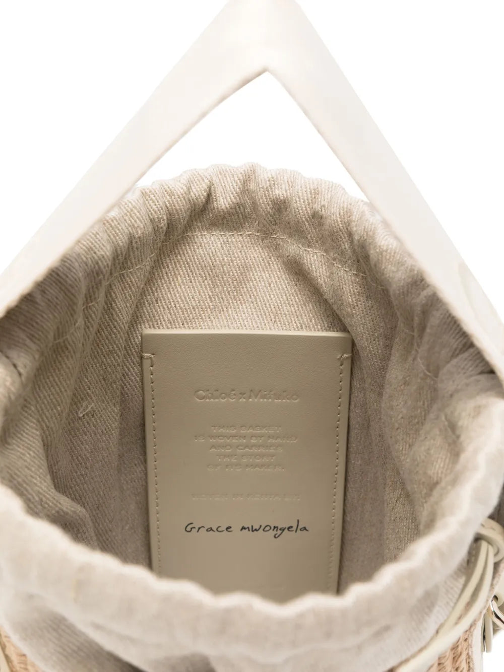 Chloe Woven Top Handle Shoulder Bag