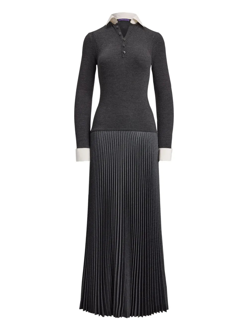 Ralph Lauren Collection Panelled Pleated Polo Dress