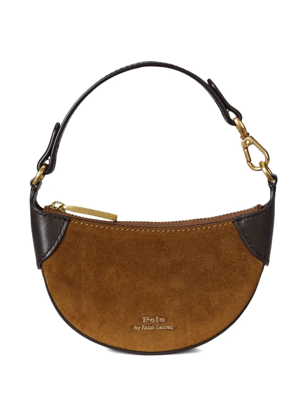 Polo Ralph Lauren Mini Id Suede Shoulder Bag