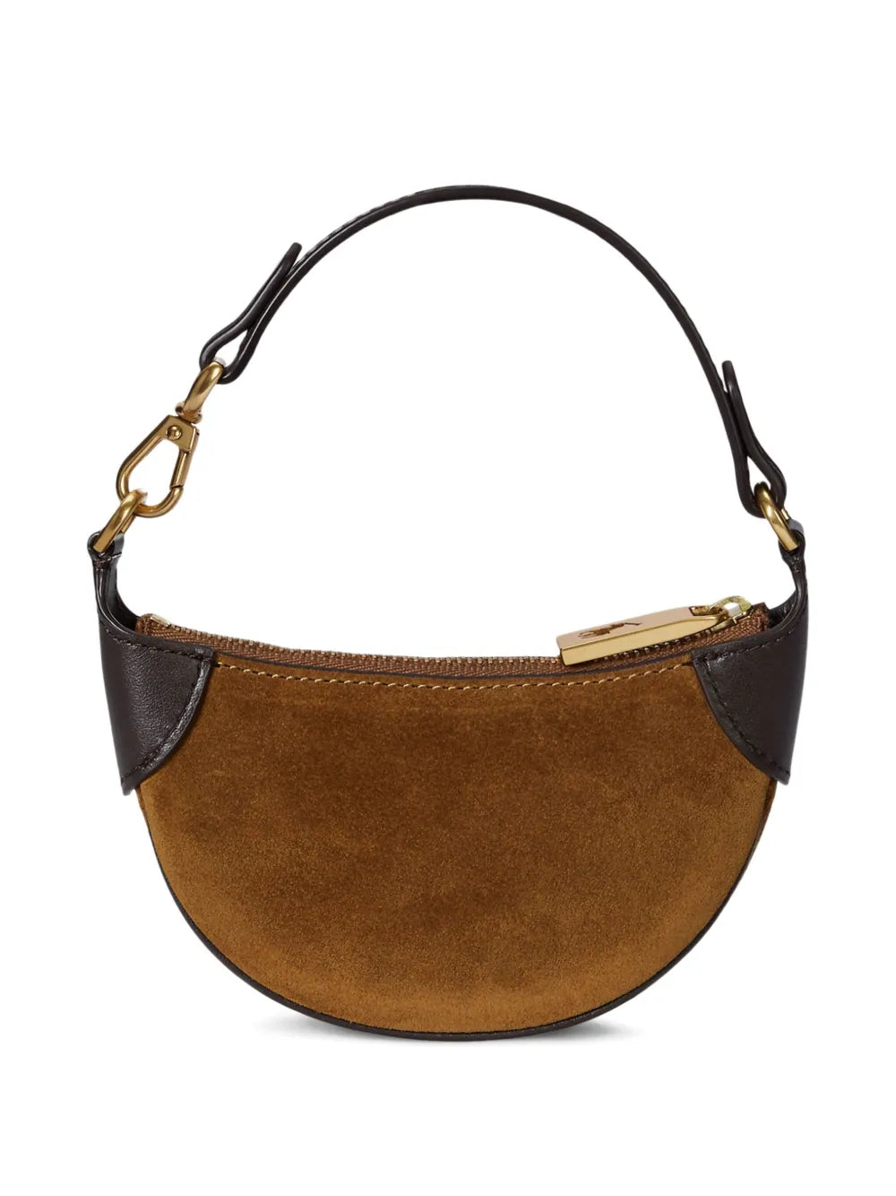 Polo Ralph Lauren Mini Id Suede Shoulder Bag