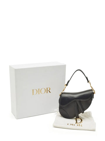 Christian Dior Pre Owned Mini Saddle Shoulder Bag