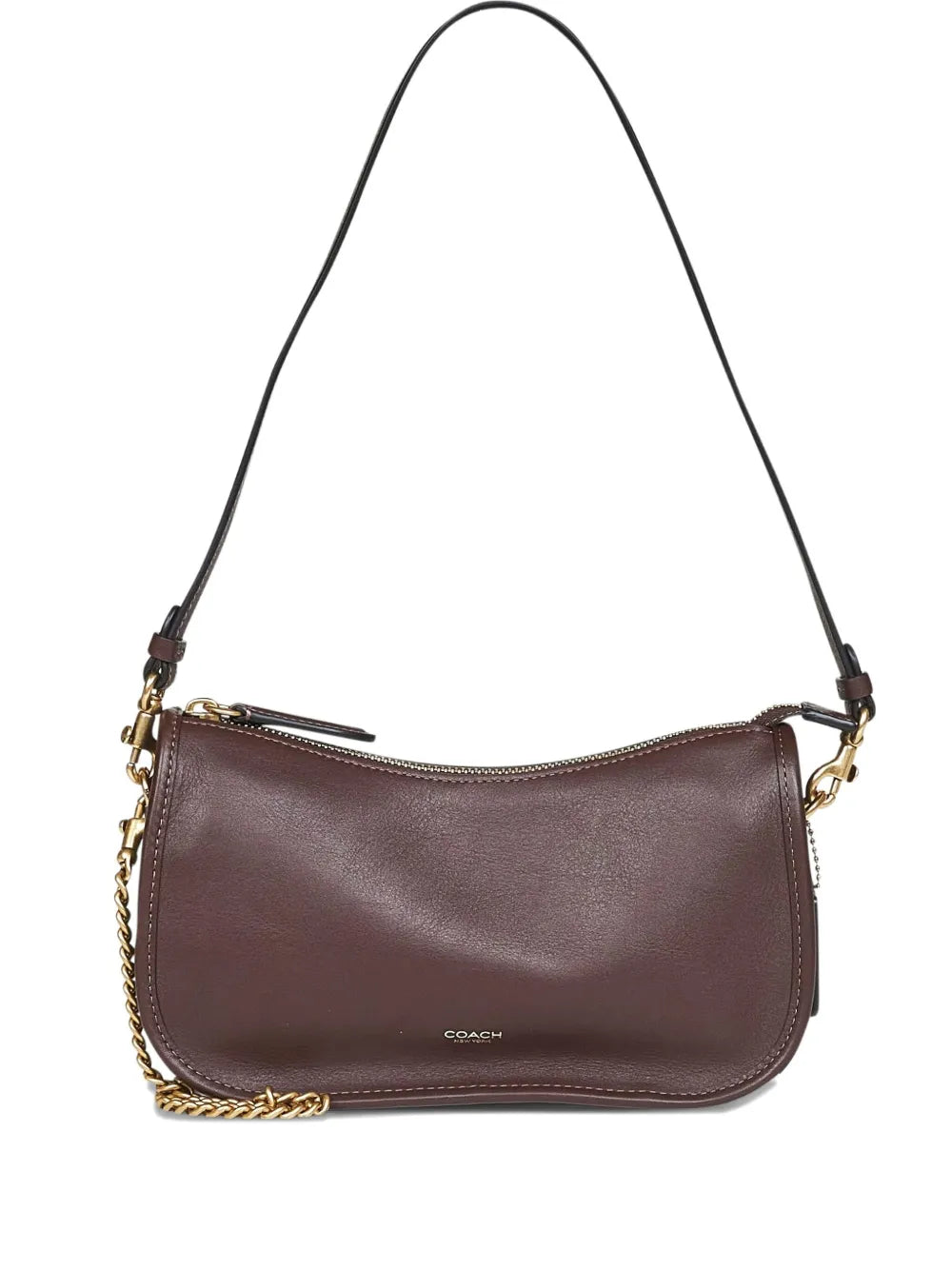 Coach Waverly Logo Embossed Shoulder Bag