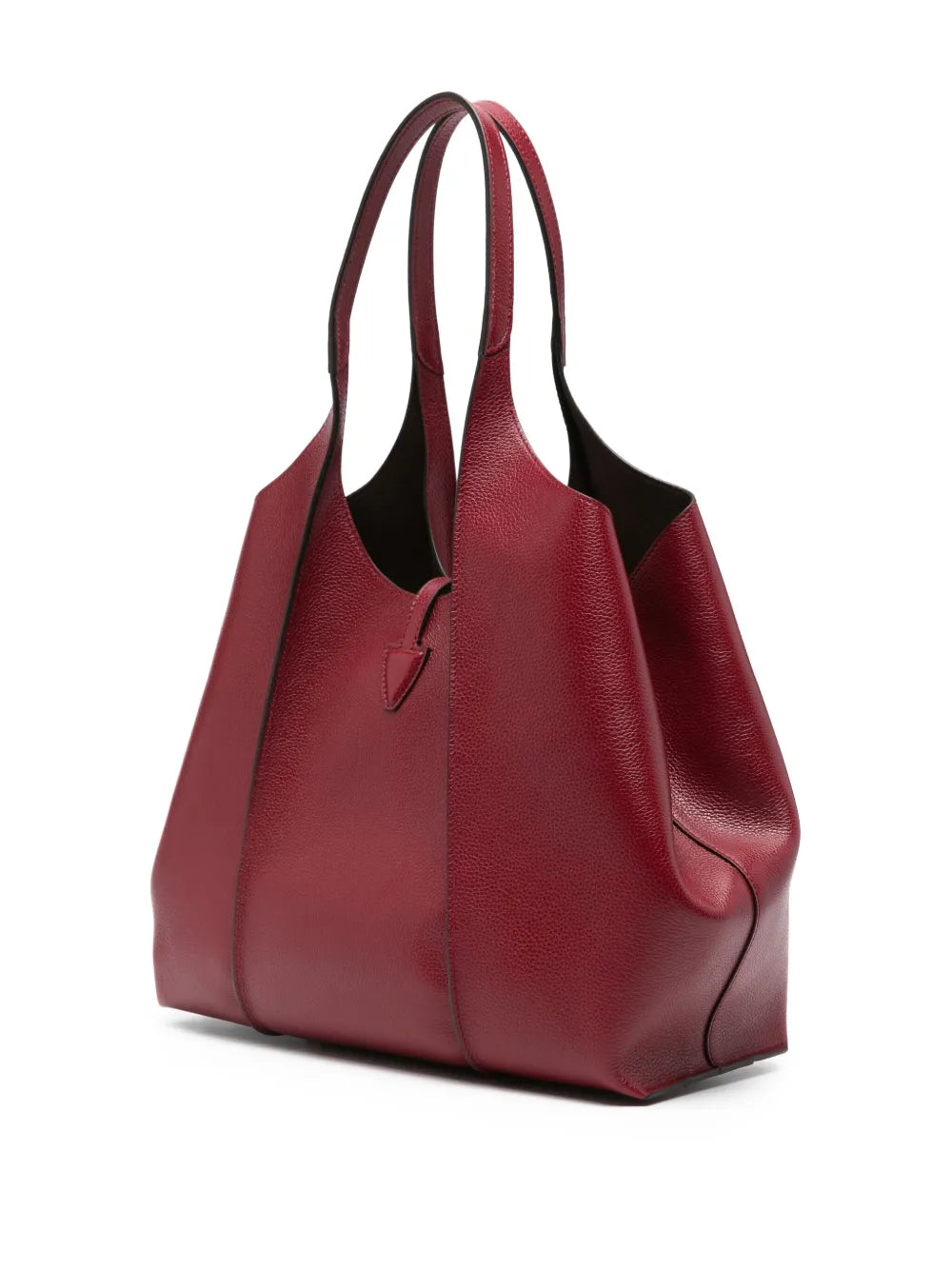 Tods T Logo Leather Shoulder Bag