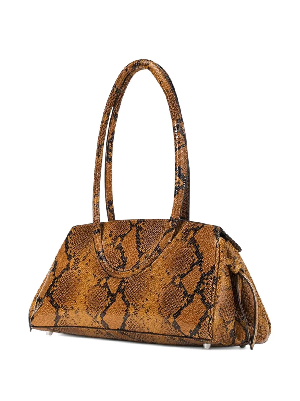 Staud Maude Snake Print Shoulder Bag