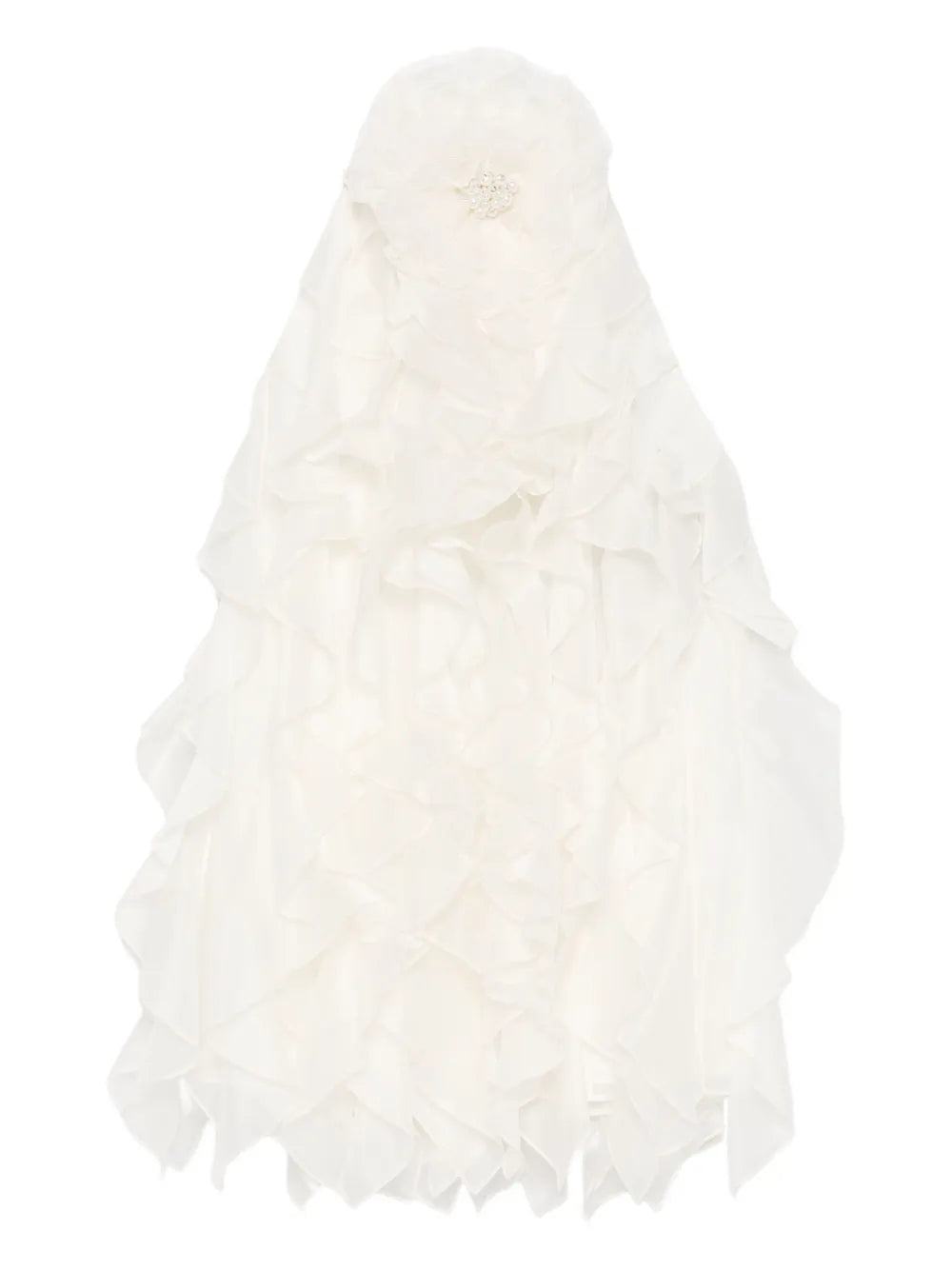 Retrofete Arina Ruffled Flower Mini Dress