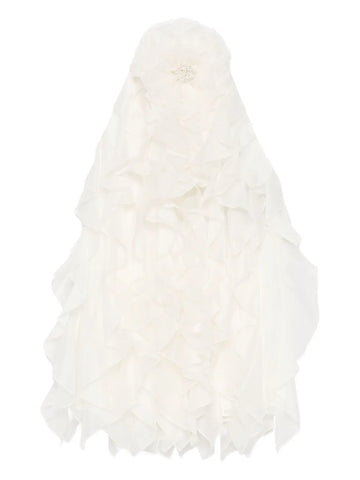 Retrofete Arina Ruffled Flower Mini Dress