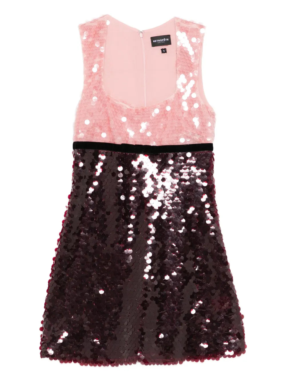 Retrofete Amethyst Sequin Mini Dress