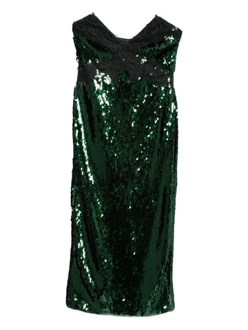 Retrofete Ellen Sequin Lace Midi Dress